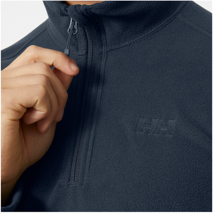 2024 Helly Hansen Männer Daybreaker 1/2 Zip Fleece 50844 - Navy